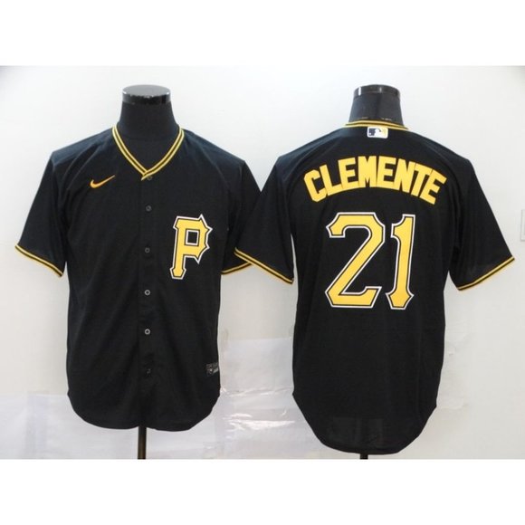 roberto clemente black jersey